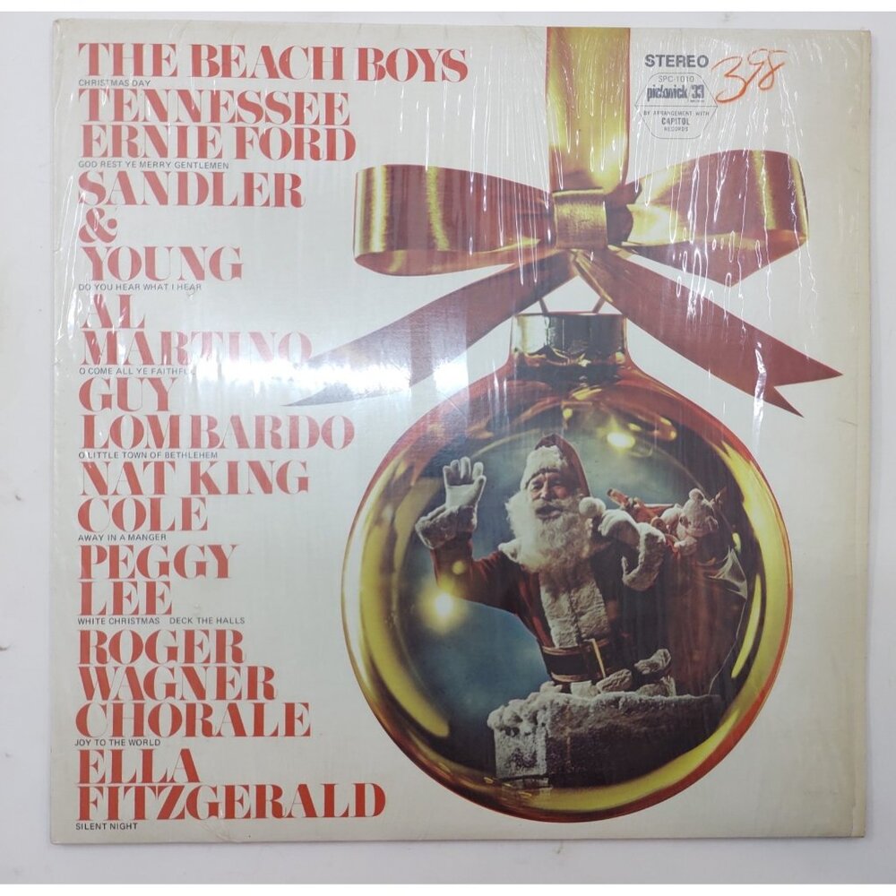 Christmas Day Vinyl LP Record Pickwick SPC-1010 The Beach Boys Nat King Cole